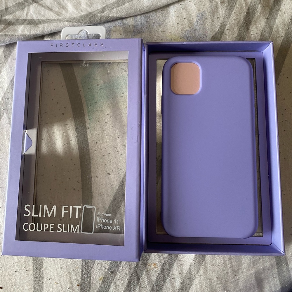 iPhone 11 or XR lavender phone case
